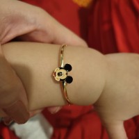 gelang anak UBS emas asli kadar 700 edisi diney mickey mouse