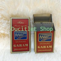KOTAK ROKOK/BOX/TEMPAT PENYIMPANAN CIGARETTE CASE+PEMATIK UNIK/MATCH