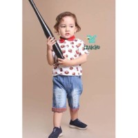 Jual Celana  Anak  Stik  Balik  Jeans  Gelap CELANA  PENDEK 