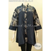 Produk Baju Batik Blouse Wanita Gemuk Desain Kekinian XXL BLS8879PBTY