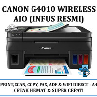Printer Canon Pixma G4010 -Refillable Print,Scan,Copy,Fax,Wifi & ADF