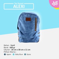 Tas Ransel Laptop RUMAH WARNA ALEXI AEGEAN
