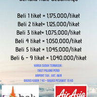 Tiket Pesawat Promo Airasia Jakarta Bali PP