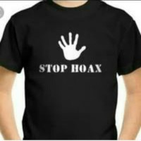 BAJU KAOS PRIA BIGSIZE STOP HOAX T SHIRT TSHIRT KAOS DISTRO