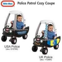 Jual Mobil mobilan Little Tikes Police Patrol Cozy Coupe USA Police Car Murah