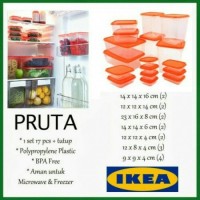 Kotak Makan IKEA 1set isi 17bh / Food Container / Tempat Makan