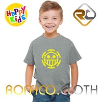 Tshirt Baju Kaos Anak Logo One piece - Abu misty