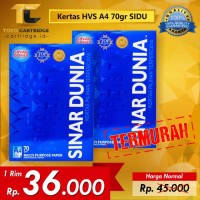 Jual Kertas HVS A4 70 gram Sinar Dunia Paper Print Foto copy Fotocopy 70gr Murah