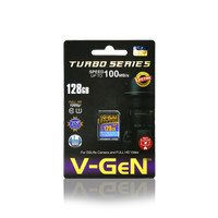 SDXC V-GeN 128GB Class 10 Turbo memory sd card camera kamera vgen
