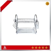 Rak Piring Stainless 2 Tingkat Modern Dan Minimalis stok terbatas