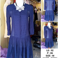 DRESS ELEGANT SIFON BORDIR SIZE M GOOD QUALITY MUMER