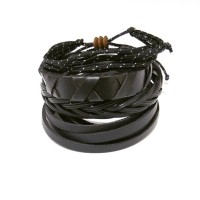 Gelang couple Gelang Kulit Gelang Rotan Gelang Anyam Pria Wanita A20
