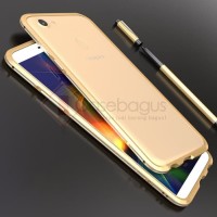 NEW Oppo F5 Youth - Luphie Luxury Metal Bumper Aluminium Case - Bl