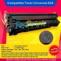 Cartridge Toner Compatible HP 85A CE285A Printer Laserjer P1102 P1102W