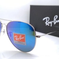 Kacamata Rayban Aviator Diamond Hard 3026 silver lensa kaca Tokopedia