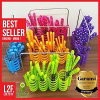 Sendok Polkadot Set 24 Pcs / Sendok dan Garpu / Sendok Makan Set