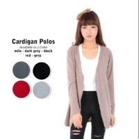 Baju Cardigan Murah Wanita Kerja Kekinian Lengan Panjang Spandex Polos
