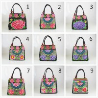 Fashion Wanita: Tas Handbag Bahan Kanvas Berlapis denga Diskon