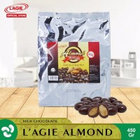 Promo Lagie Almond Milk Chocolate Bola Coklat Susu Isi Kacang Almond