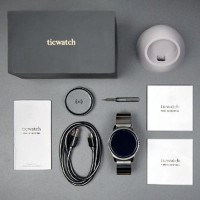 Ticwatch 2 Classic Onyx Stainless Steel Smartwatch with Stee BYsma345
