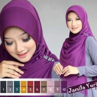 TERMURAH JILBAB INSTAN KERUDUNG HIJAB SYARI BERGO JAMILA - HIJAU TOSCA