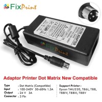 New Adaptor Printer Kasir Epson PS-180 TM-U220 TM-T88IV TM-T88III