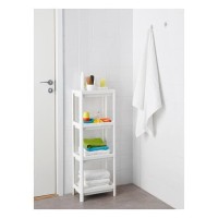 New Unit Lemari Rak Plastik Dapur Kamar Mandi 4Susun Ikea Vesken