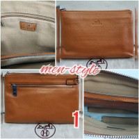 CLUTCH TAS DOMPET TANGAN POUCH IMPORT HERMES PRADA VERSACE KULIT ASLI
