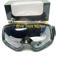 KACAMATA TRAIL CROSS BM.H4 KACA MATA GOOGLE GOGGLE YZ KTM KLX HITAM