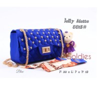 Tas Fashion Import Slempang Jelly Mate Diamond Size 22 QTY Supreme