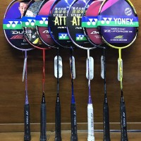 Best Raket yonex full carbon free senar tas dan grip