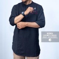 KOKO KURTA 03B011103 Warna Hitam - Baju Muslim Pria