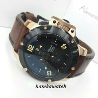 jam tangan Pria alexander cristie priginal ac 6295 black rose