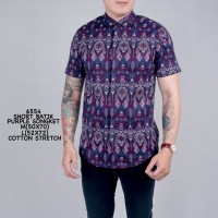 batik pria/kemeja batik pria/batik songket/kemeja batik lengan pendek