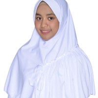 Rabbani Amira XL Kerudung Sekolah Bergo Kaos Scarf Khimar Hijab Syari