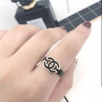 Cincin Chanel Ceramic CC49 titanium premium