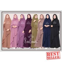 Salma Dress by Jasmine gamis saja tanpa jilbab bahan wollycrepe caltri