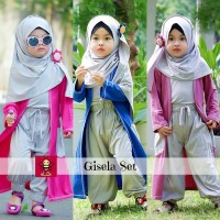 Paket Setelan Baju Muslim Untuk Anak Perempuan - Paket Cantik 3-4 Th