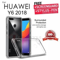 Huawei Y6 2018 - Imak Full Protective Armor Soft Case Cover