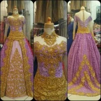 Kebaya Pengantin Modern Purla Berkualitas