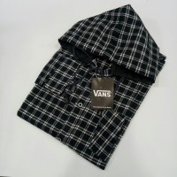 kemeja flanel hoodie pria premium lengan panjang 84