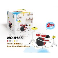 Jual Lego Nano Block Lele Brother Drum Set 8155