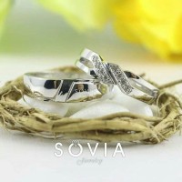 cincin nikah cincin tunangan emas palladium elegan jakarta free custom