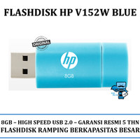 USB Flashdisk HP V152W 8GB Blue (USB 2.0) - Original resmi