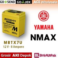 promo Aki gel NMAX Yamaha MOTOBATT MBTX7U accu Gel kering motor