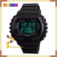 Jam Tangan SKMEI 1304 Digital Sporty Pria - Hitam Polos Termurah