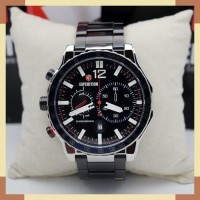 JAM TANGAN PRIA EXPEDITION 6753 SILVER BLACK ORIGINAL TERBARU