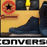 Barang Branded Harga Nyungsep Sepatu Converse All Star High Full Black