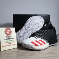 Sepatu Basket Adidas Harden Vol.2 Black White Red Premium Termurah