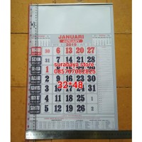 kalender 2018 kalender dinding bulanan pasaran jawa 12 lembar